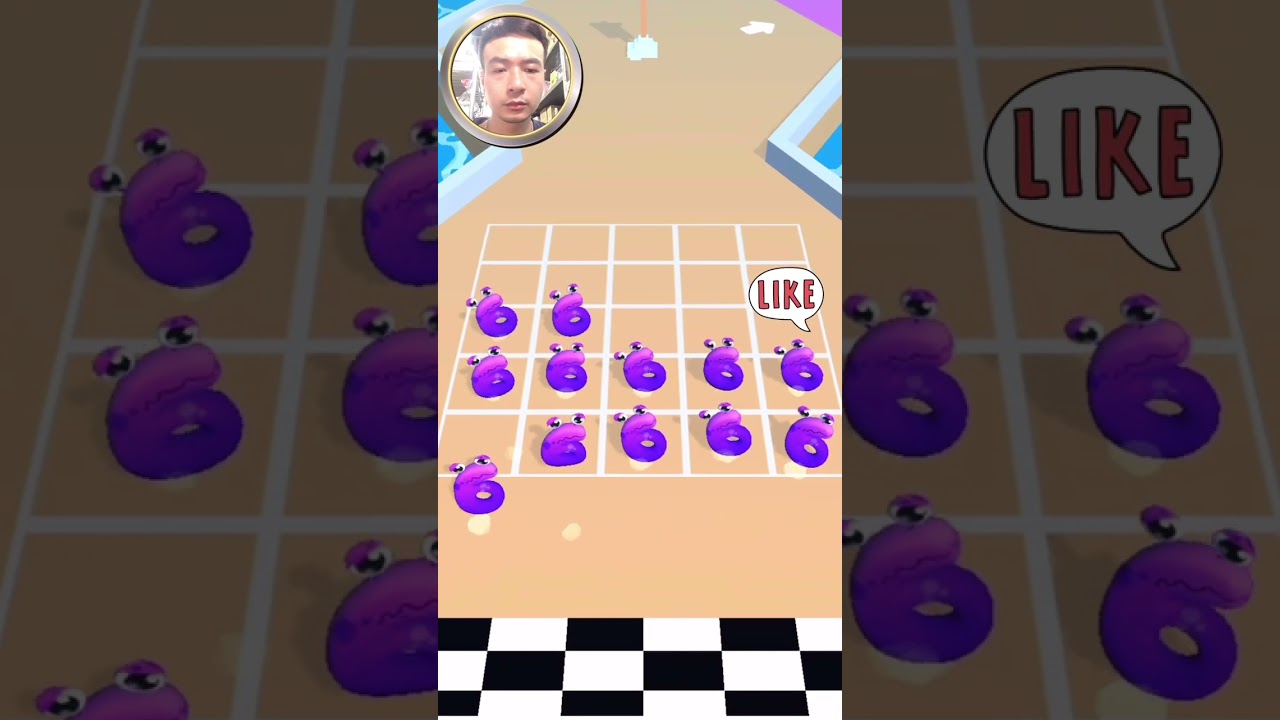 Number Run: Merge 3D Math | Gameplay (iOS,Android) - Level 8