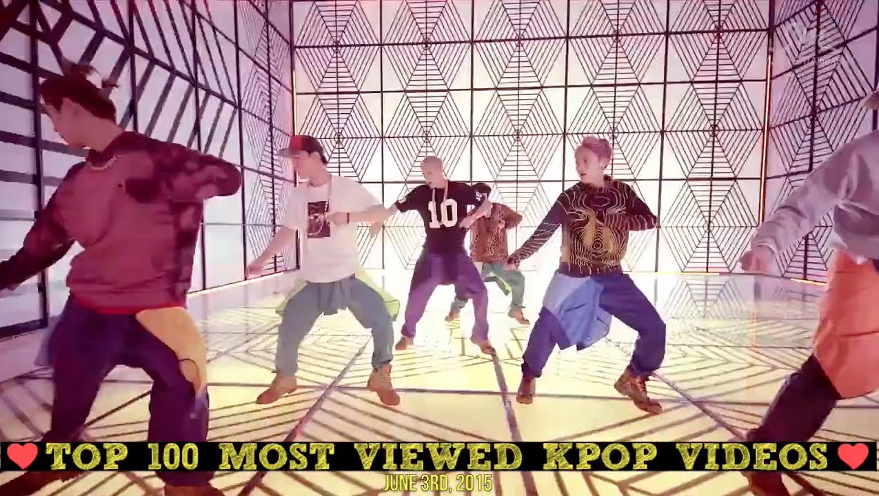 Top 100 Most Viewed K-Pop Videos of All Time (June, 2015)