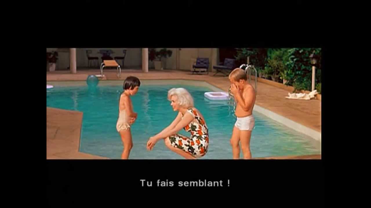 The last movie, the last scenes of Marilyn Monroe  (VO with french subs)