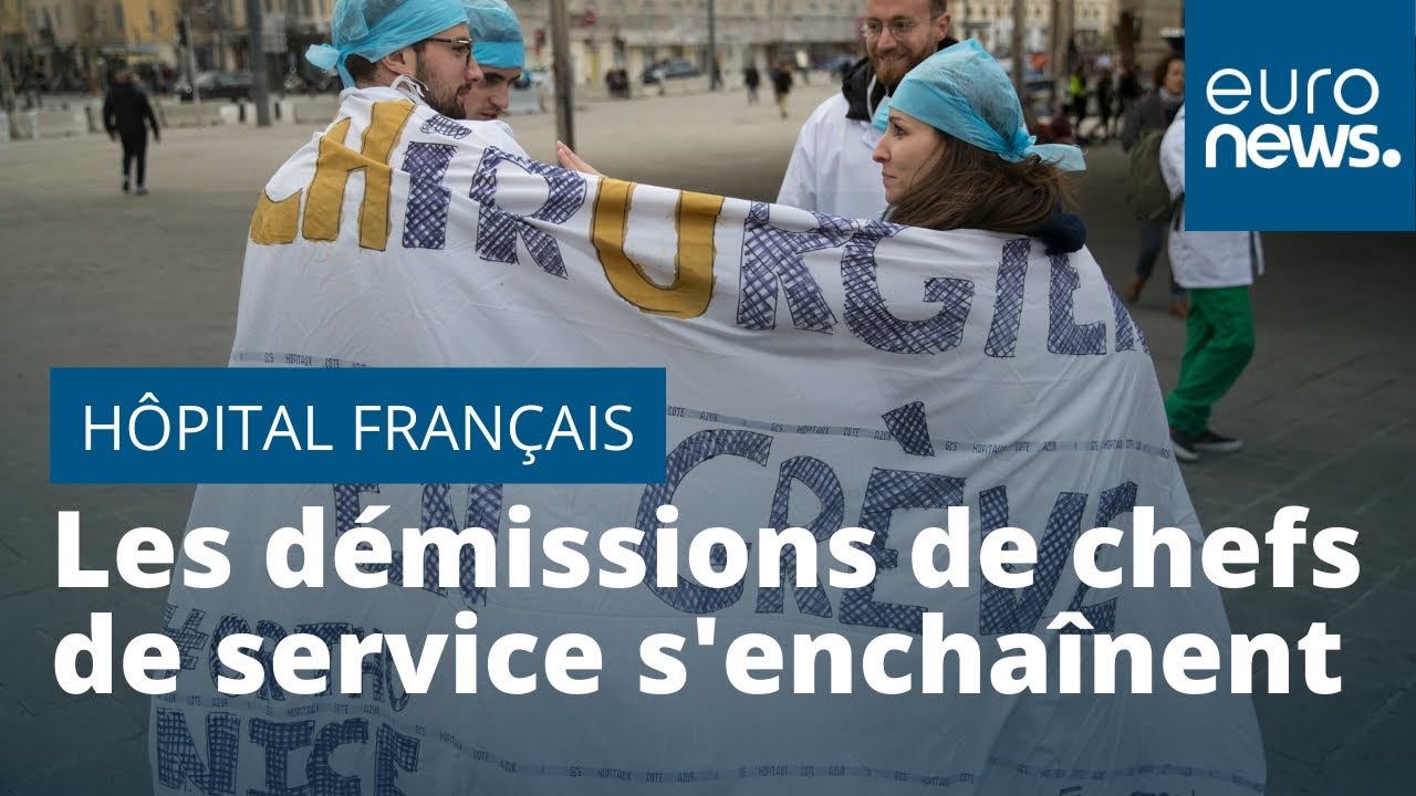 Hôpital public français : les démissions de chefs de service s'enchaînent