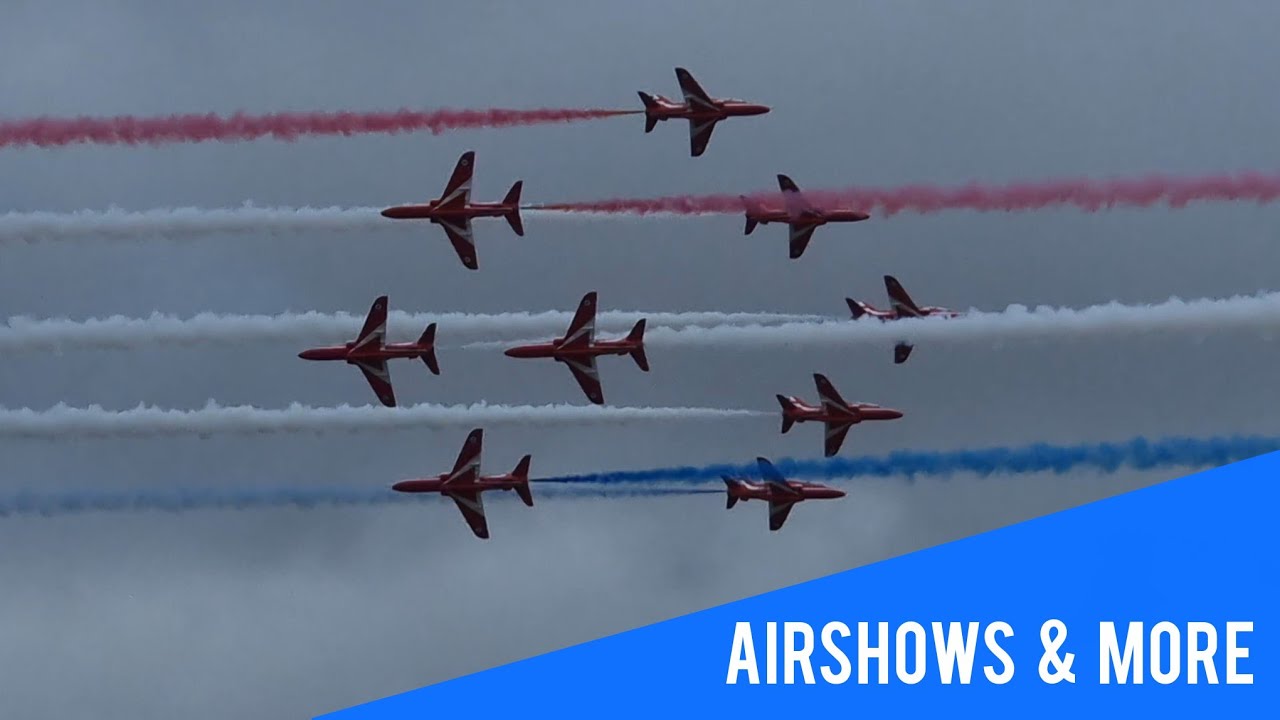 RAF RED ARROWS at RIAT 2025 (Sunday)