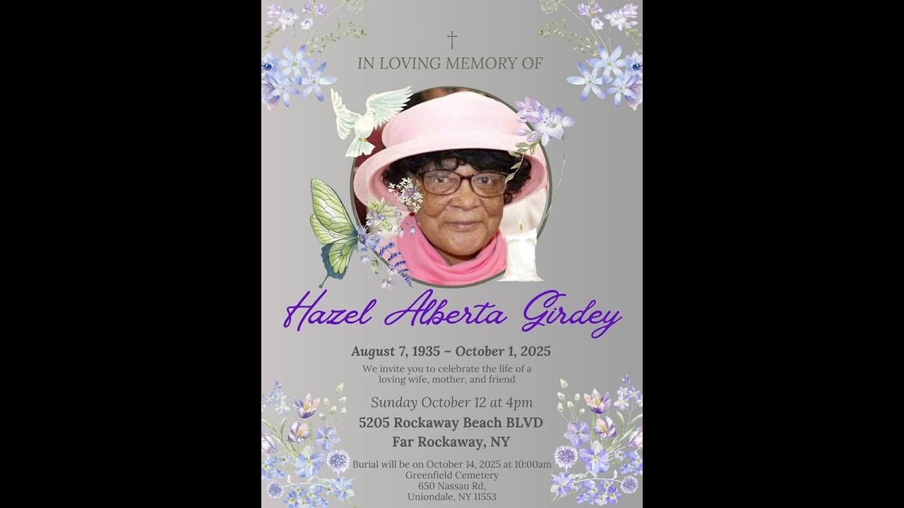 In Loving Memory Of - Hazel Alberta Girdey