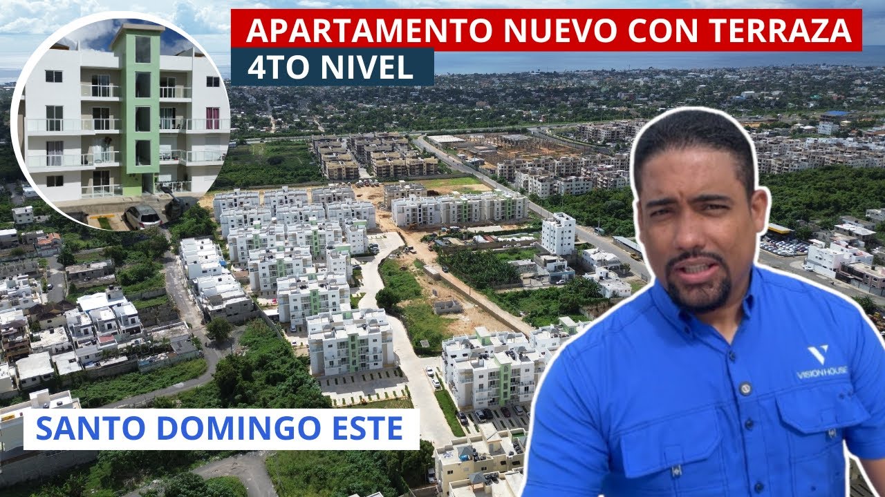 APARTAMENTO NUEVO CON TERRAZA EN UN 4TO NIVEL EN LA AUTOPISTA DE SAN ISIDRO | SANTO DOMINGO ESTE