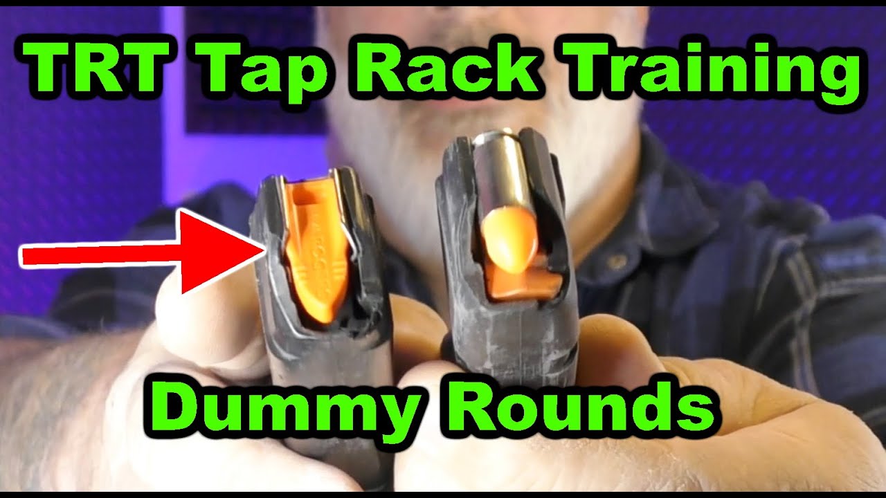 TRT Tap Rack Dry Fire Safety Training Aid - A Different Kind Of Dummy Round.