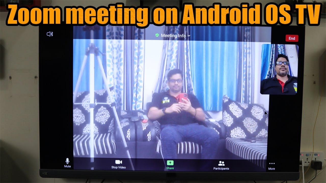 Hindi || How to install and use Zoom meeting app on Android OS TV | Vu, Mi, Sony, Motorola TV.