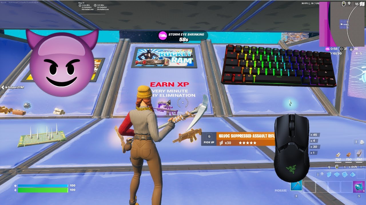 Fortnite Bios Zone Wars Gameplay (120fps)