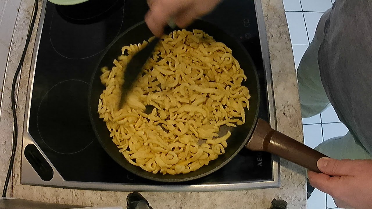 Käsespätzle-2 Spätzle braten