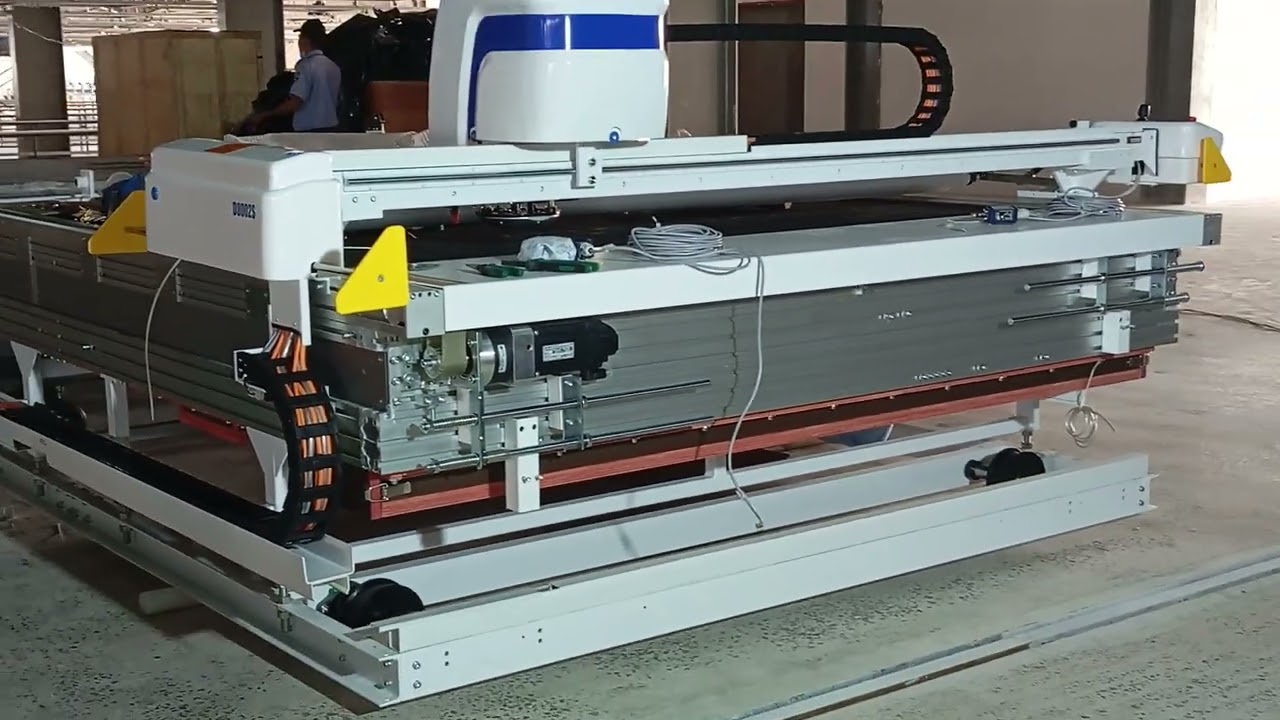 BULLMER AUTO CUTTER MACHINE installation.