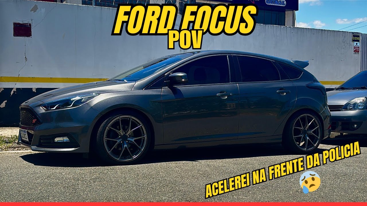 [POV] Acelerando o Ford Focus Stage 1! (Acelerei na frente da policia)