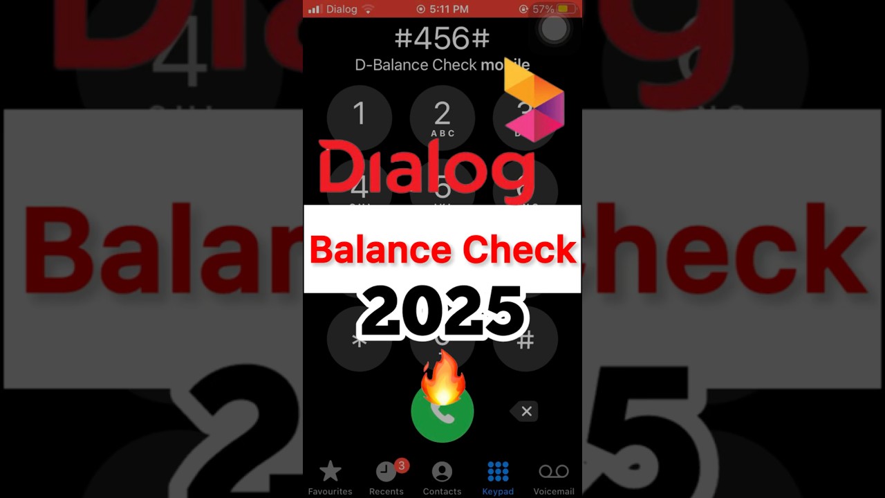 2025 How to chek Dialog account balance | Dialog balance chek කරන විදිහ 2025 | Sinhala