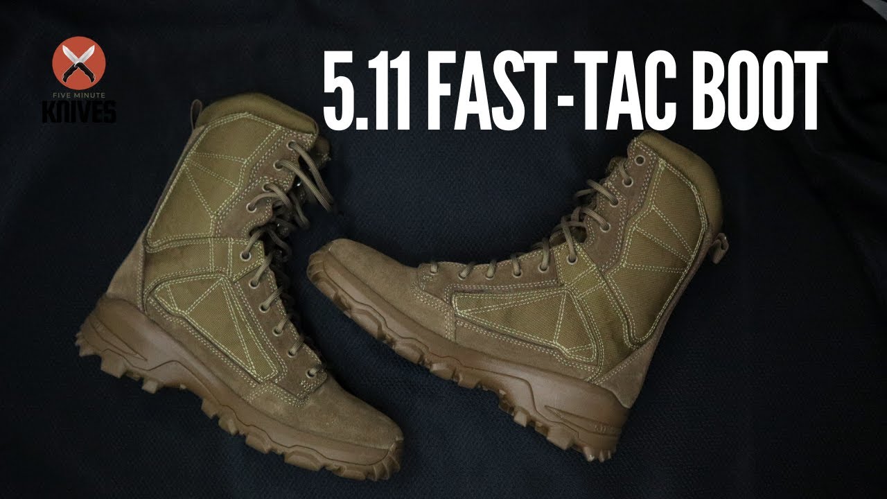 5.11 Fast-Tac Boots - Spoiler... they won't make you faster.