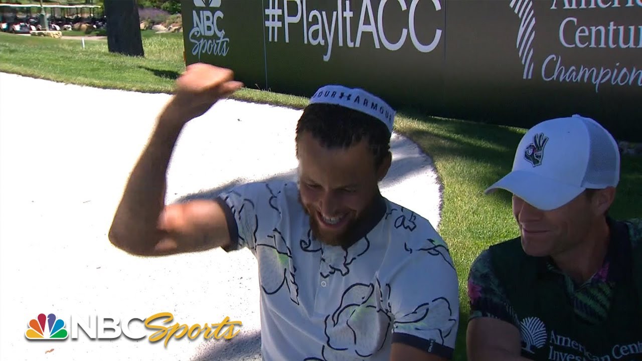 Dell and Steph Curry break even on father-son bet at American Century Championship | NBC Sports