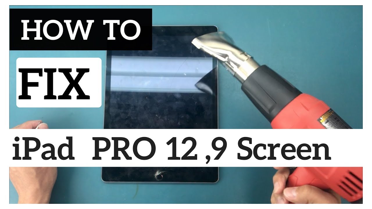 iPad Pro 12.9 Touch Screen Repair Tutorial - How To Fix Cracked iPad Screen - DIY