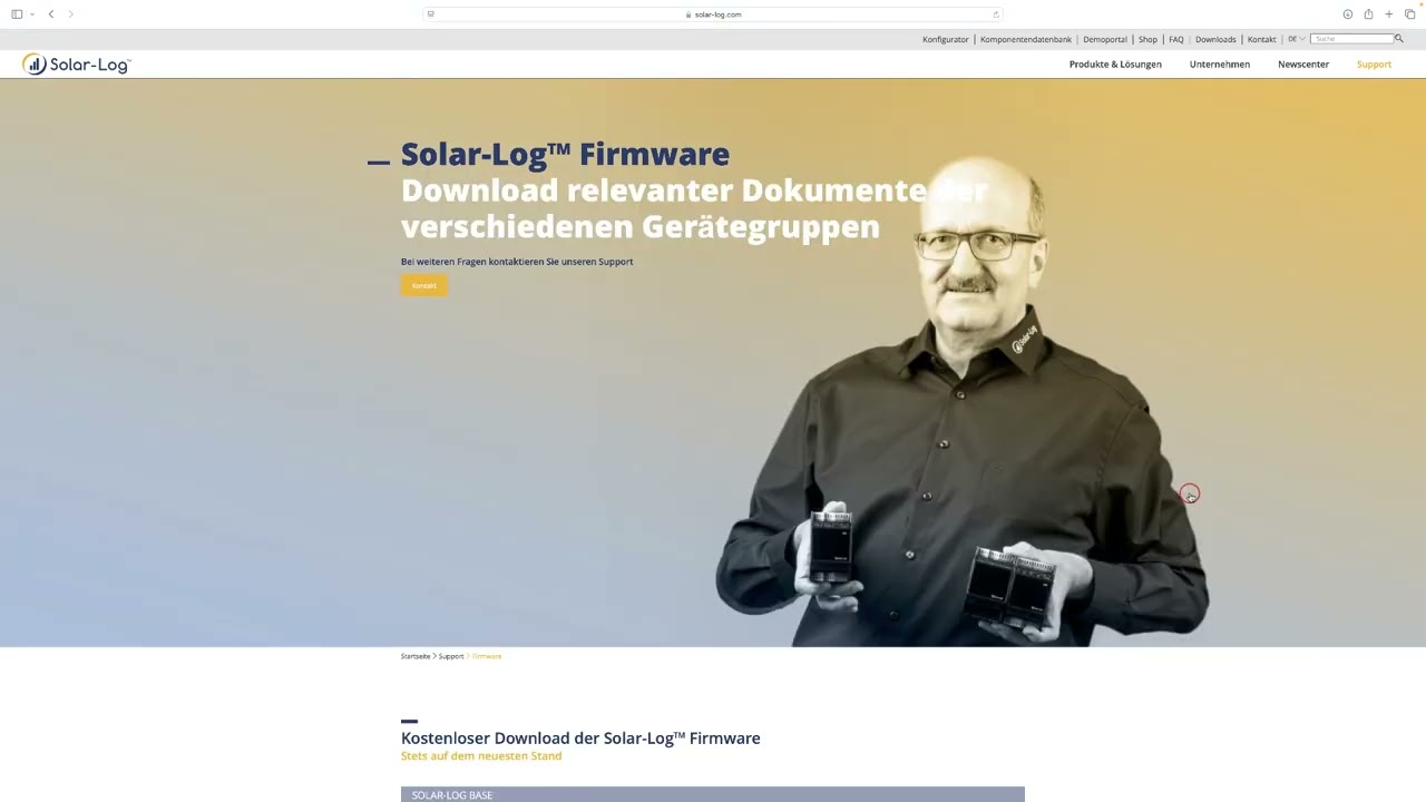 Solar-Log™ Technik Webinar -  Installation des Solar Log™