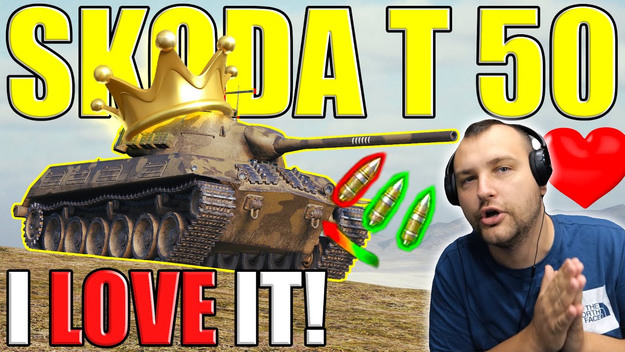 In Love with Škoda T 50: Perfect Burst Fire! | World of Tanks