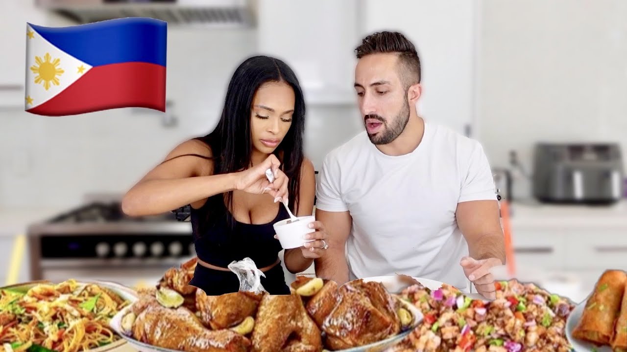 Trying FILIPINO FOOD for the FIRST TIME!