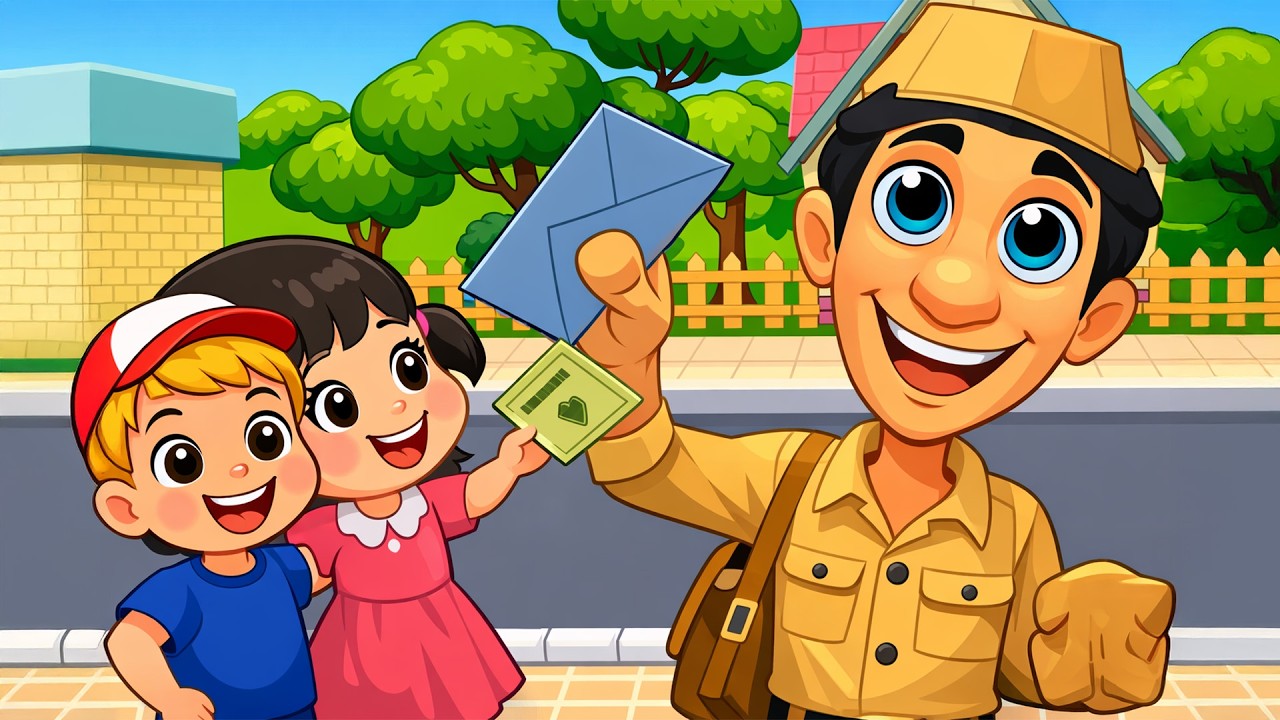 Dakiya Aaya | डाकिया आया | Kids Rhymes | Hindi Rhymes | Hindi Kids Poem | Kids Cartoon