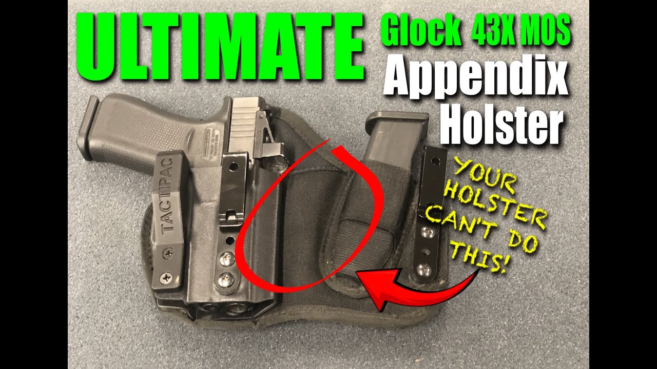 ИДЕАЛЬНАЯ кобура MOS для скрытого ношения Glock 43X (подходит также для Glock 43X и 43!)