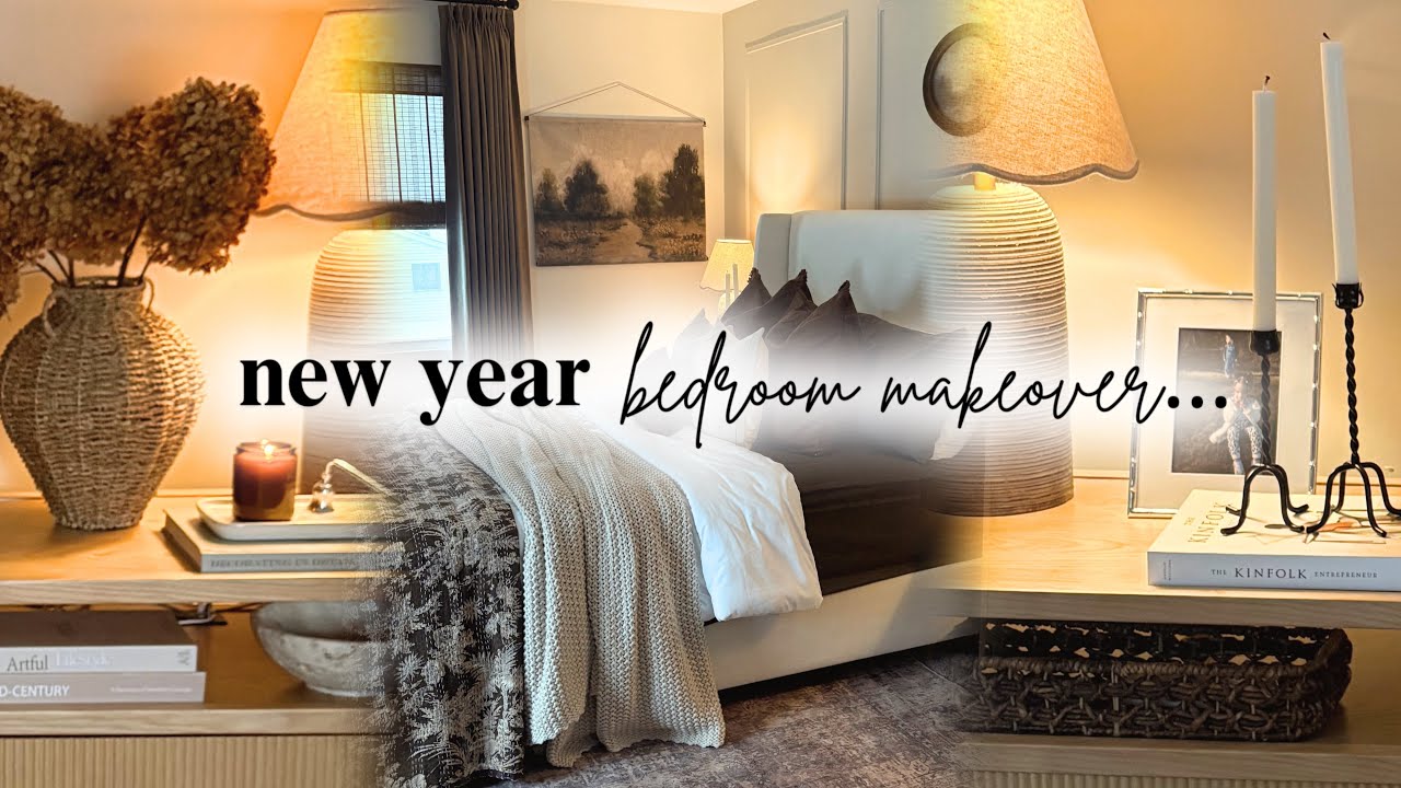 DIY bedroom makeover 2026 | modern vintage home decorating ideas