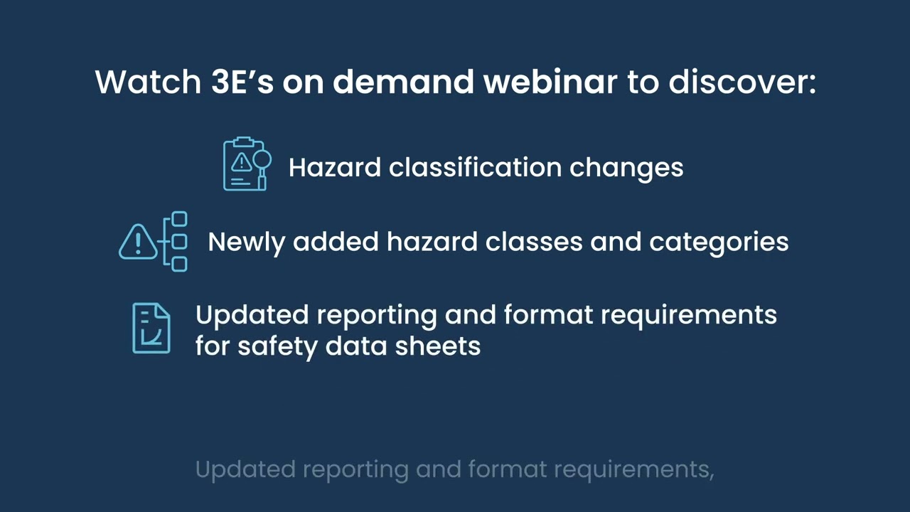 Webinar On-Demand Excerpt: Key Questions on GHS Webinar