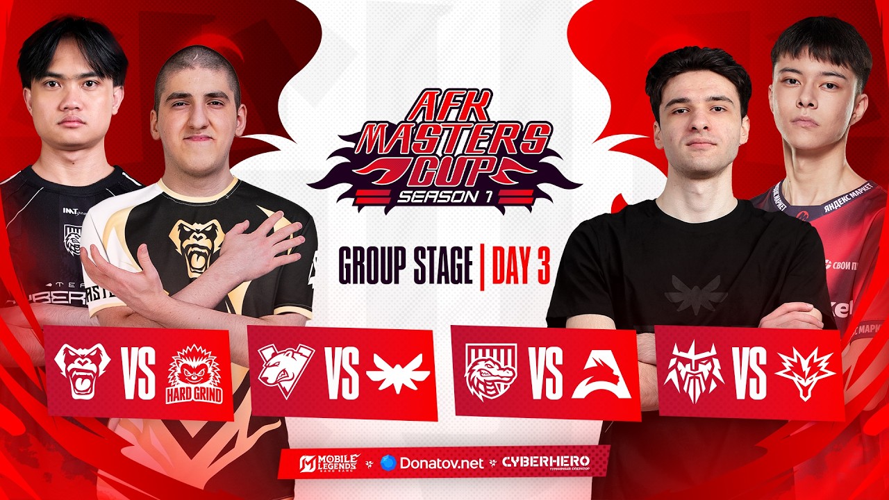 CYBERHERO x DONATOV.NET AFK MASTERS CUP S1 : GROUP STAGE - DAY 3/7