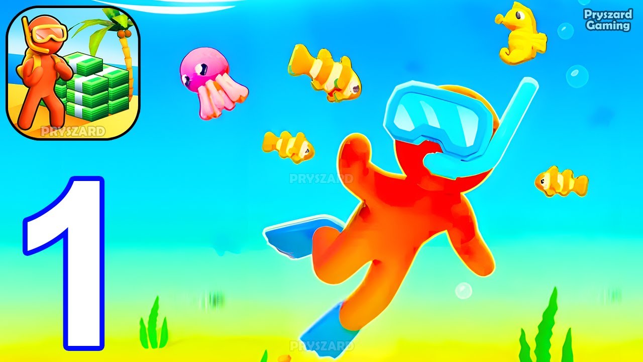 Aquarium Land - Fishbowl World - Gameplay Walkthrough Part 1 Stickman Aquarium Adventure Fish Game