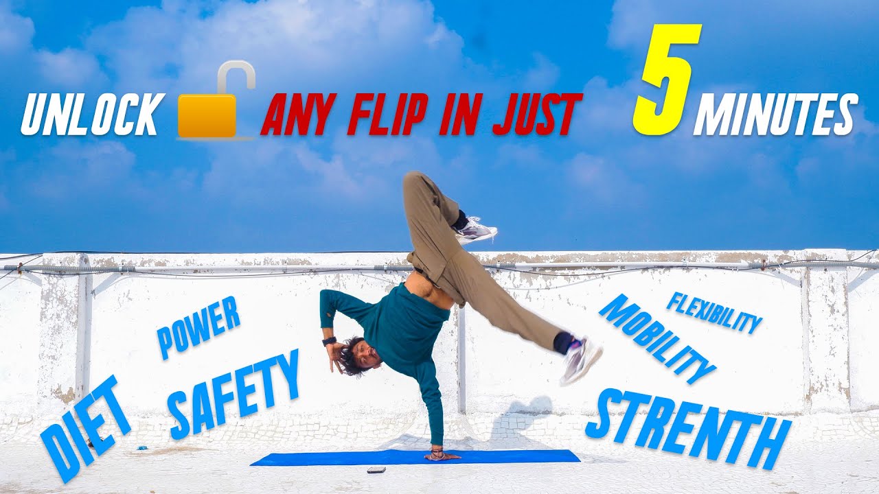 Unlock any flip in Just 5 Minutes | Improve Gymnastics Skills at home ( Daily Exercise )