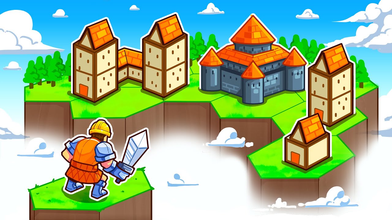 INVADING EVERYONE by ramming my sky kingdom into them!