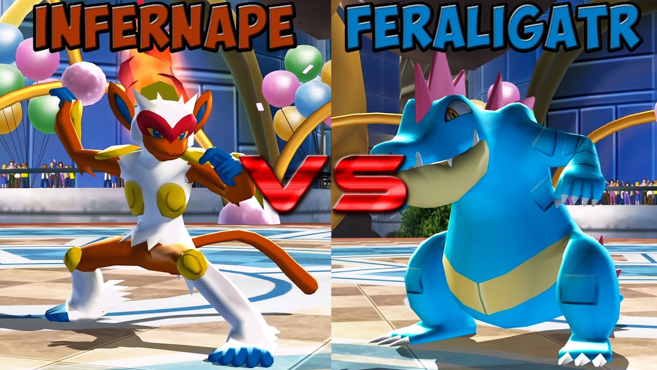 Pokemon battle revolution - Infernape vs Feraligatr