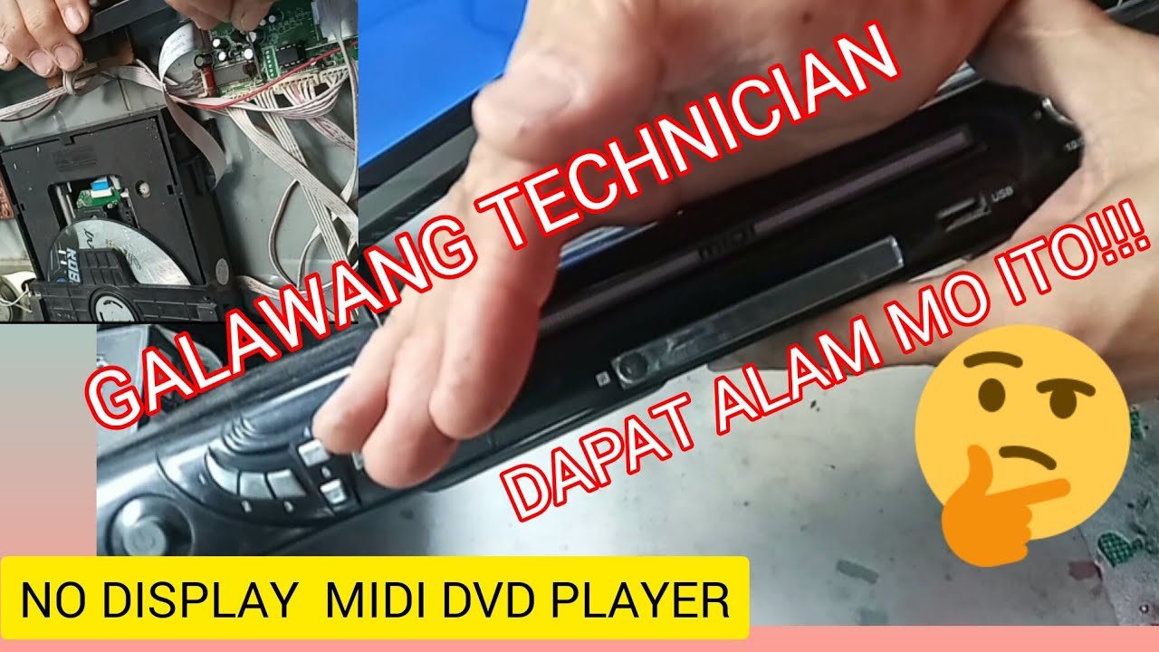 MAY POWER PERO WALANG DISPLAY MIDI DVD PLAYER
