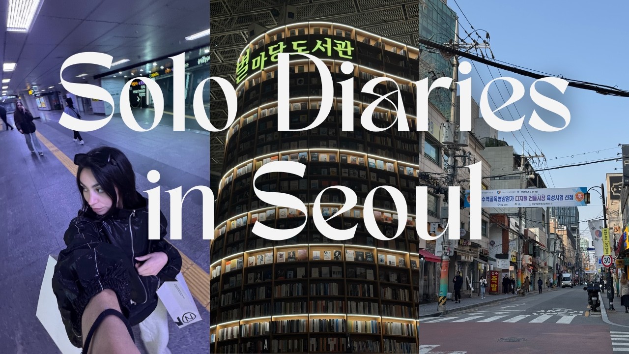 Solo Day in Seoul 🇰🇷✨ | Ikseon-dong Café🍵, Seongsu Shopping🛍️ & Starfield Library📚