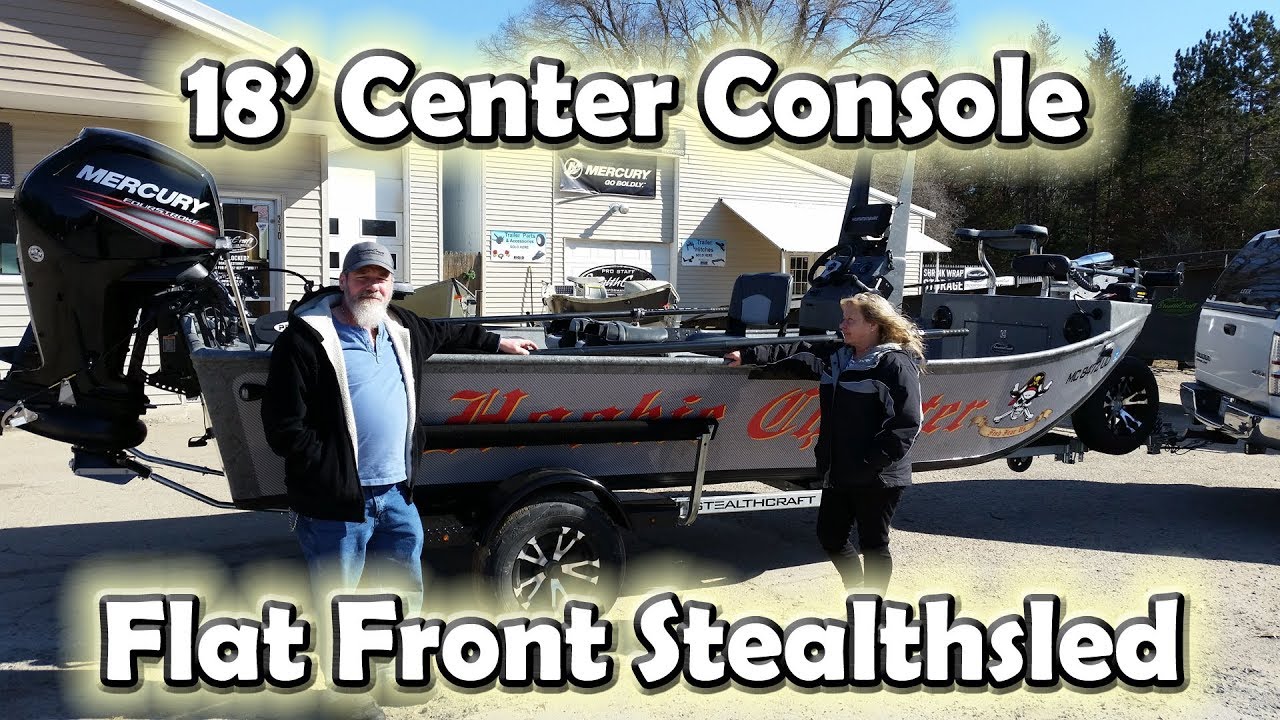 18 Foot Stealthcraft Jet Boat - Center Console Jetsled | 60