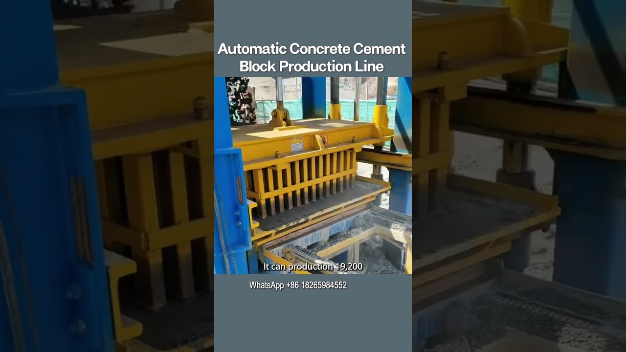China  Multifunctional Fully Automatic Concrete Block  Making Machine In Central and South America