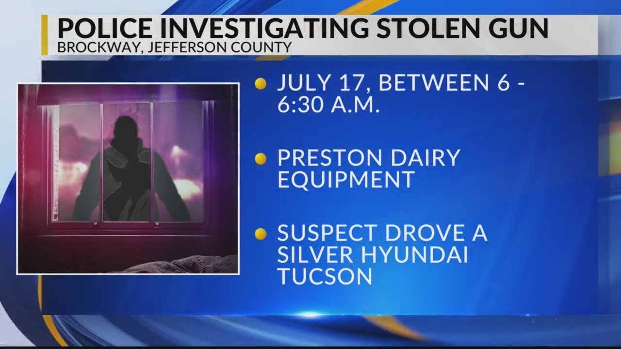 Police investigate stolen gun