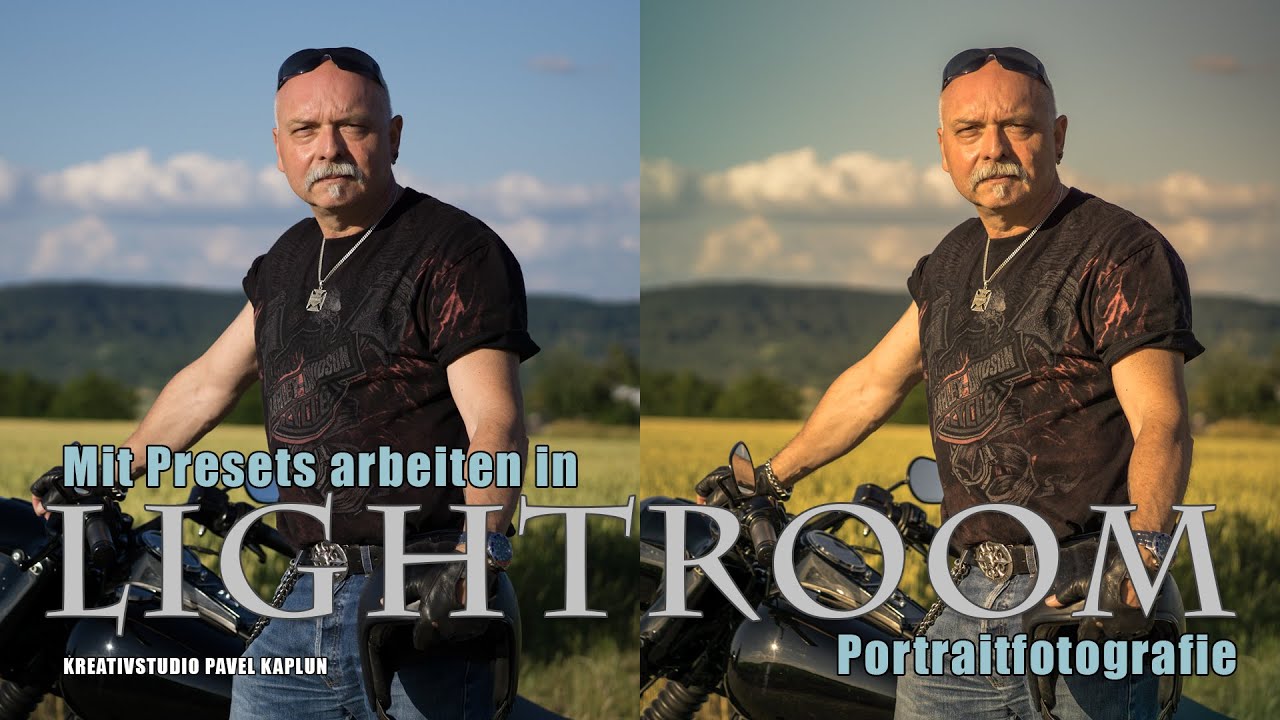 Mit Presets für Lightroom arbeiten. Portraitfotografie.