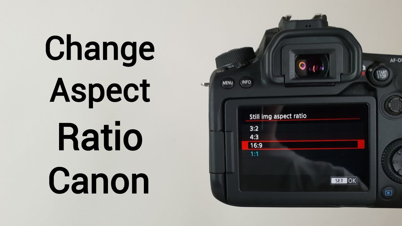 Как изменить соотношение сторон на цифровой зеркальной фотокамере Canon (создание квадратных изоб...