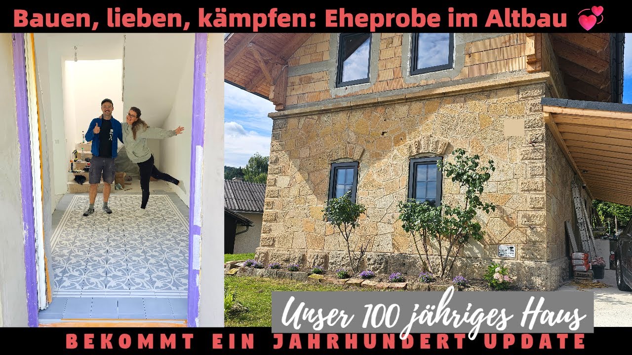 Altbau-Challenge: Zementfliesen im Vorraum verlegen / Bauvlog133