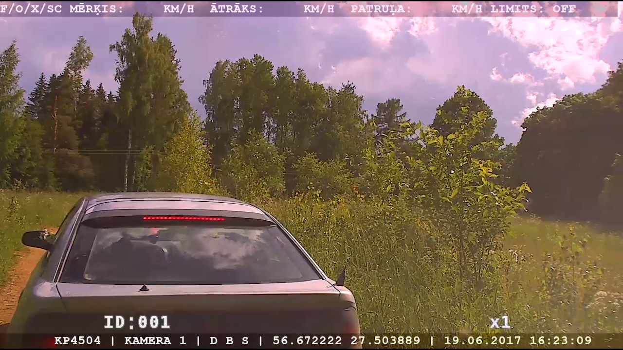 Kārsavas novadā aiztur jaunieti, kurš pārkāpj ceļu satiksmes noteikumus un bēg no policijas