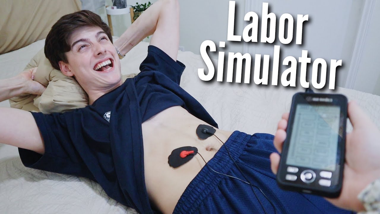 Teen Dad Tries Labor Pain Simulation!