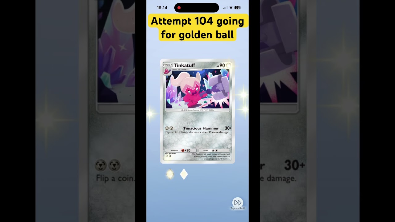 Attempt 104 going for golden poke ball #ptcgpocket #pokemon