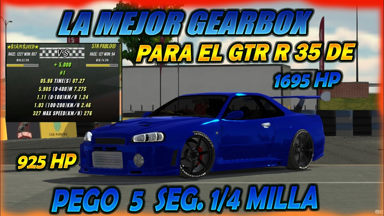 LA MEJOR GEARBOX PARÁ NISSAN SKYLINE R 34 1695HP 2023 | star speed