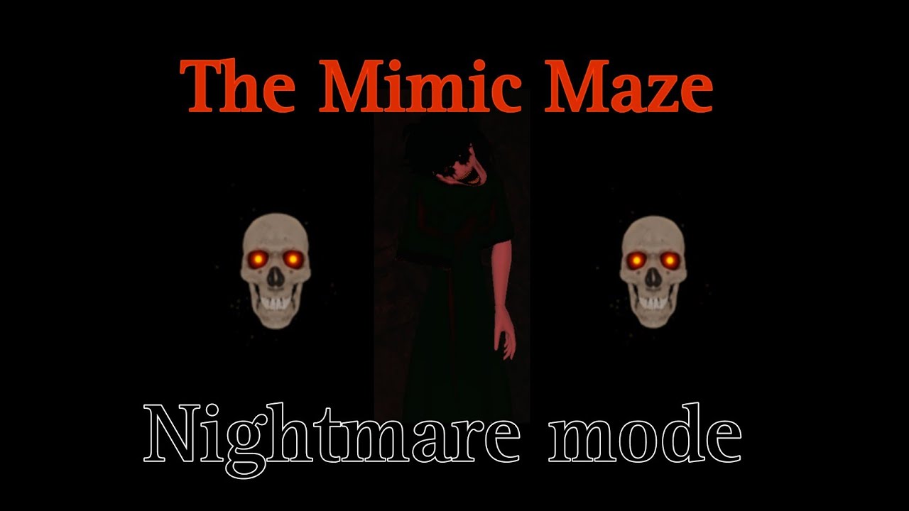 [ROBLOX] The Mimic Maze | [NEW] Main Maze | Nightmare mode | Solo | Full Walkthrough