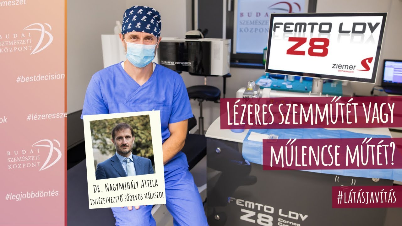 Melyik a jobb megold&aacute;s, a műlencse műt&eacute;t vagy a l&eacute;zeres l&aacute;t&aacute;sjav&iacute;t&aacute;s? |  L&aacute;t&aacute;sjav&iacute;t&oacute; szemlencseműt&eacute;t