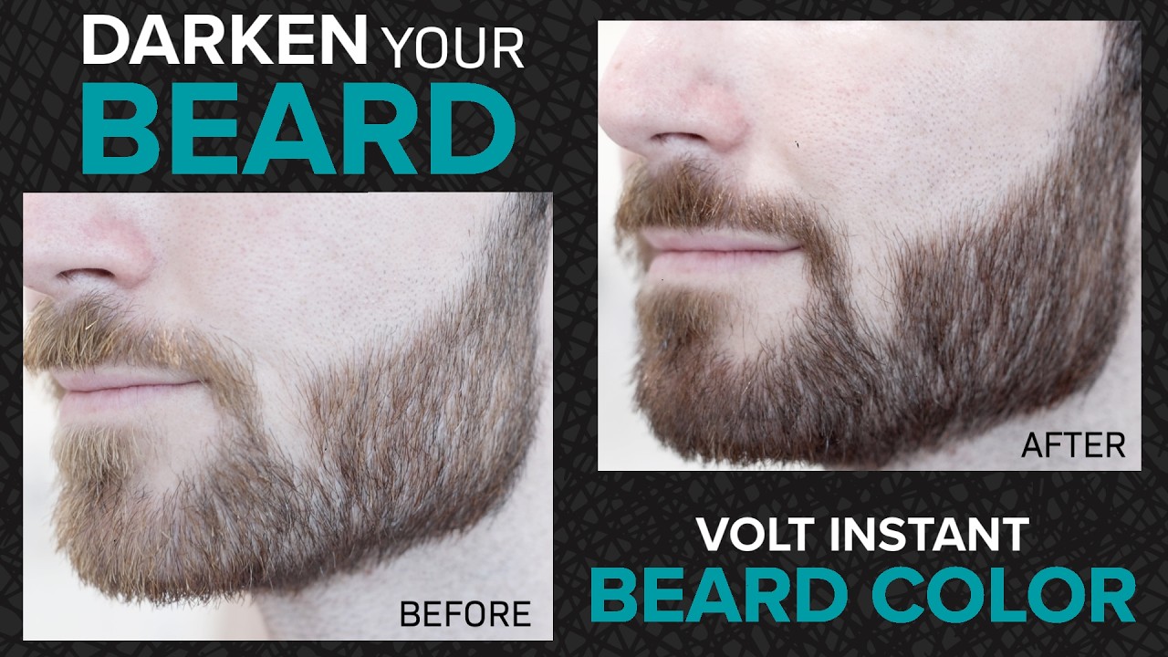 Make Your Beard DARKER With Volt Instant Beard Color