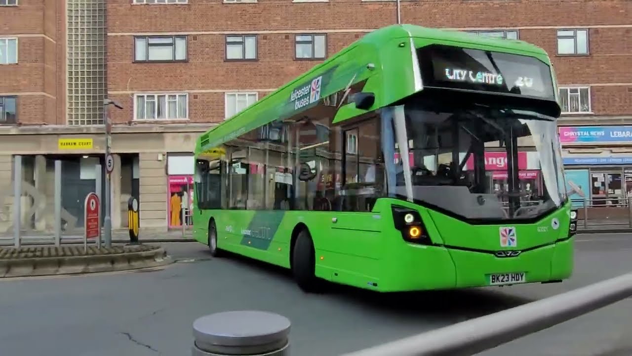 Buses in Leicester February 2024