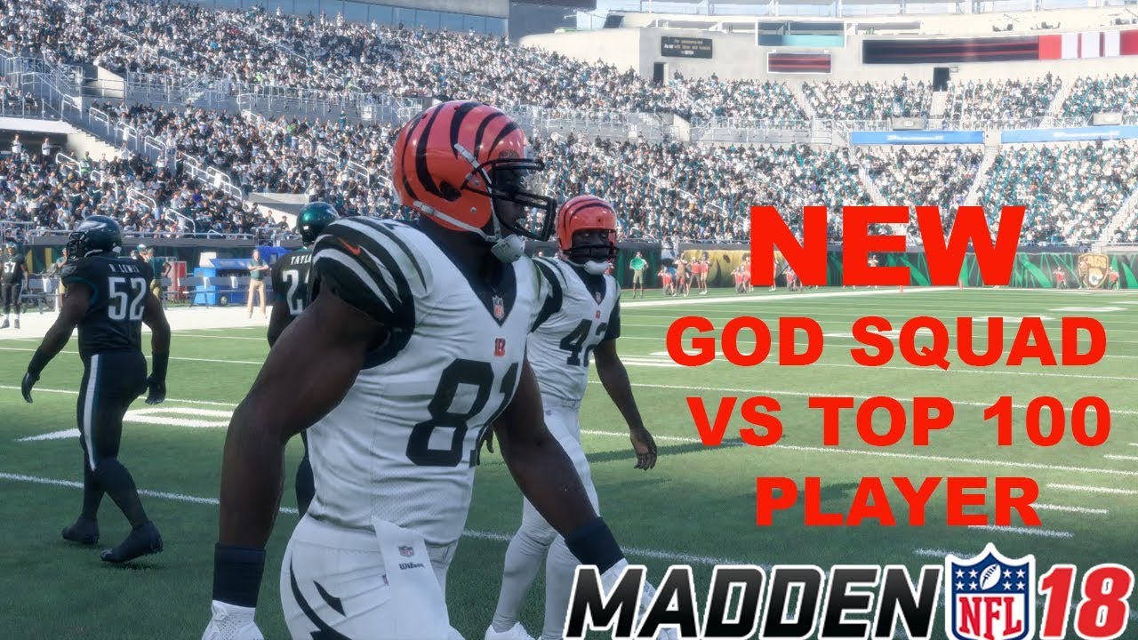 NEW GOD SQUAD VS A TOP 100 MUT PLAYER! | MADDEN 18 ULTIMATE TEAM