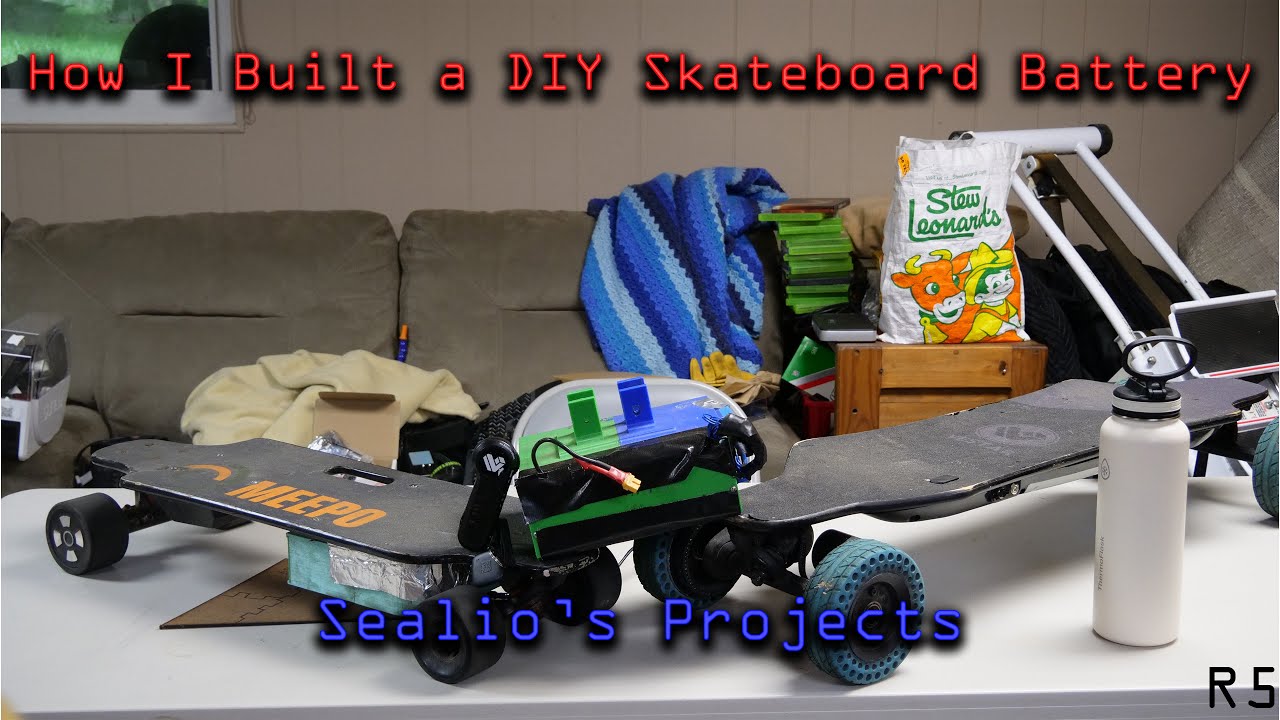 I Built a DIY Electric Skateboard Battery