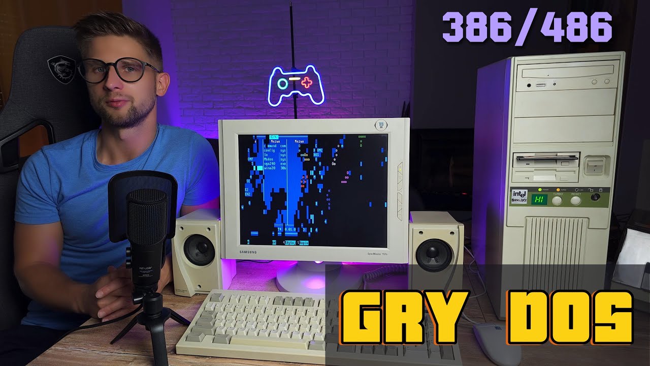 Pograjmy w gry DOS PC 386/486 #dos #princeofpersia #doom #486 #retrogaming #dune2