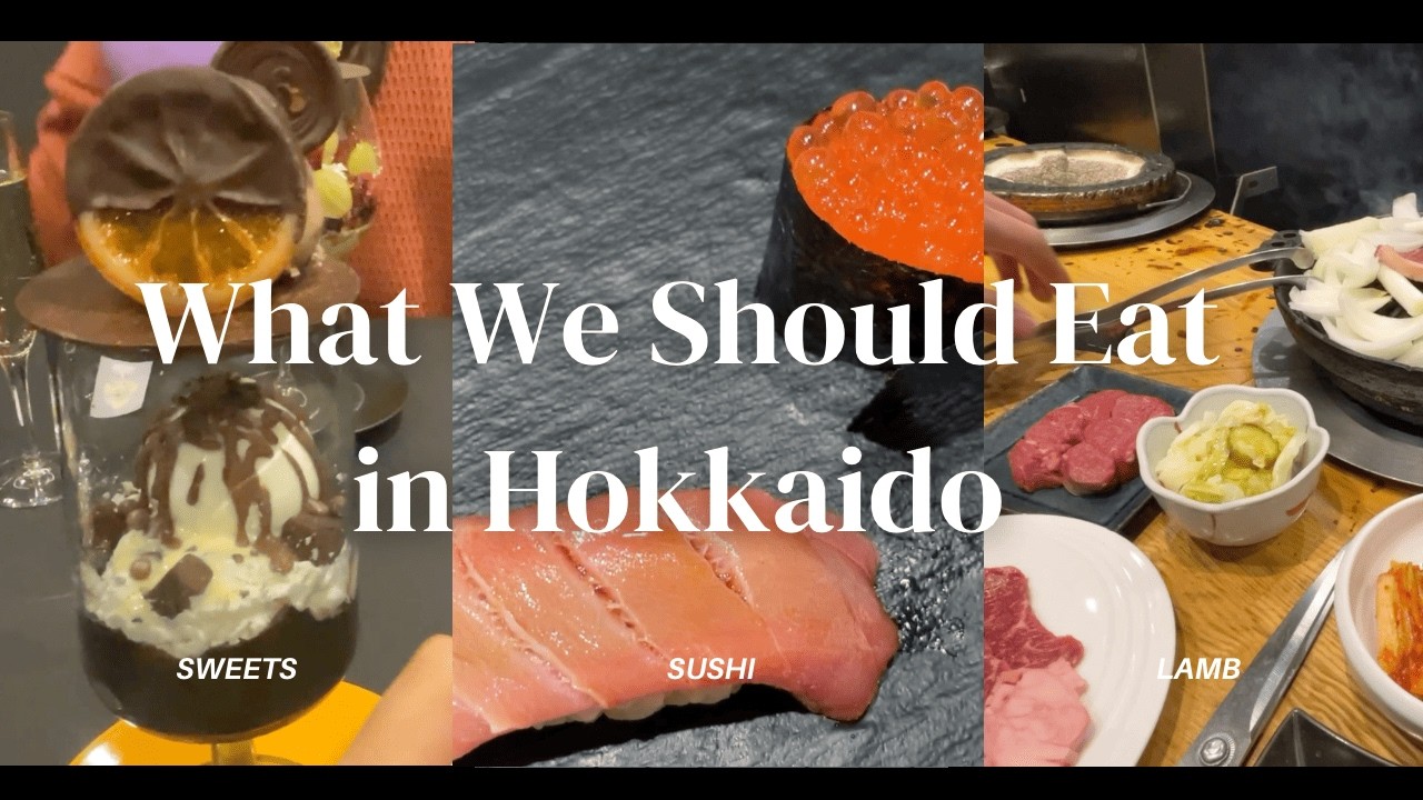 Food Vlog at Hokkaido  | Sapporo, Sushi, Ramb and local sweets