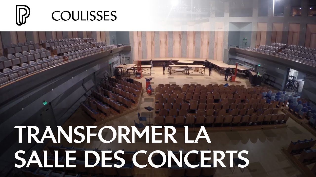 Les multiples configurations de la Salle des concerts de la Cit&eacute; de la musique